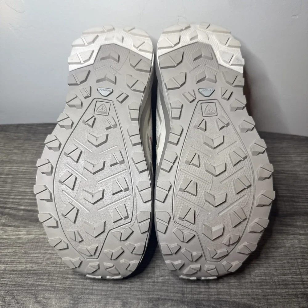Rossignol Womens Hiking Shoes 6.5 White Gray Pink Trail Outdoor Sneakers